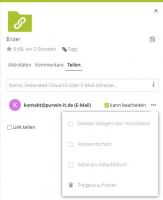 nextcloud-app-dateien-share-mail-options