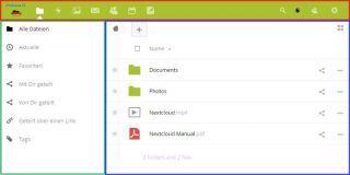nextcloud-start-seite