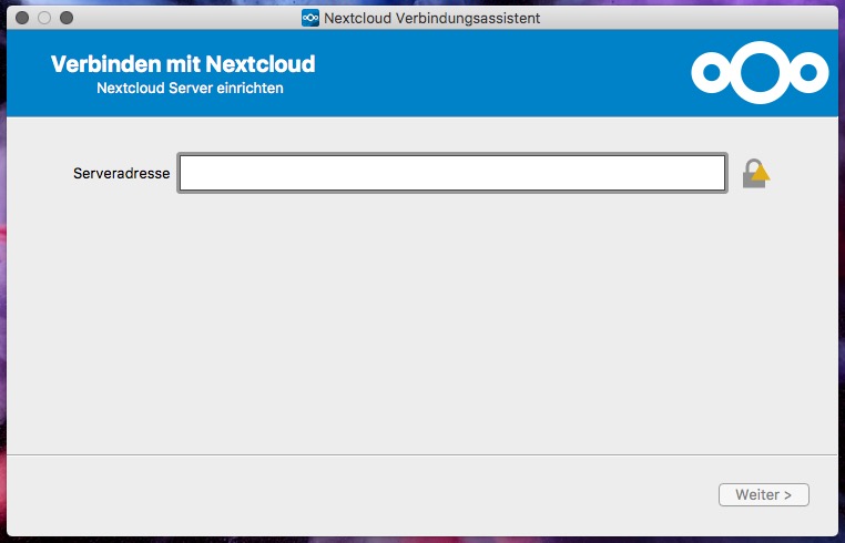 Nextcloud Client Installation Mac OS X - Purwin-IT